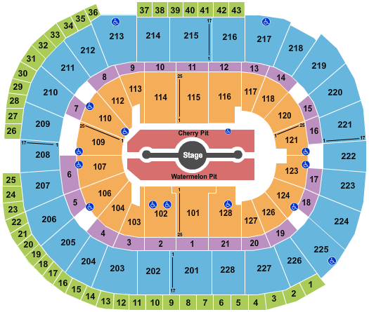 Sap Center Wwe Seating Chart