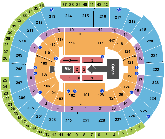 SAP Center Jennifer Lopez Seating Chart