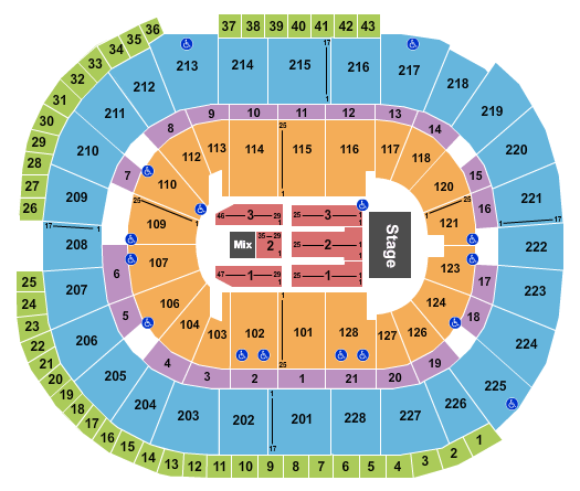 SAP Center Nicky Jam Seating Chart