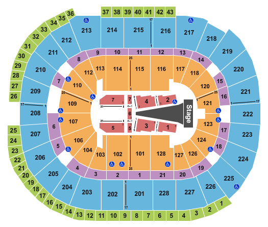 SAP Center Sam Smith Seating Chart