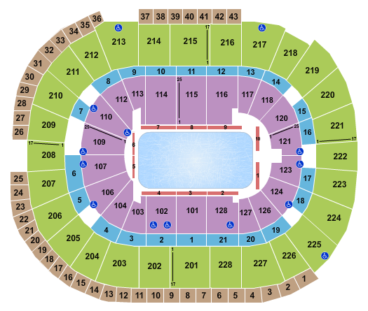 Sap Center Seating | Elcho Table