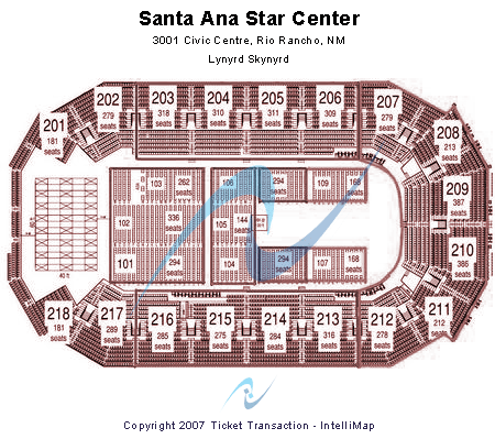 Rio Rancho Events Center End Stage Seating Chart