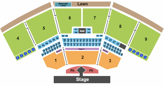 seating chart for The Pavilion At Star Lake Backstreet Boys - eventticketscenter.com