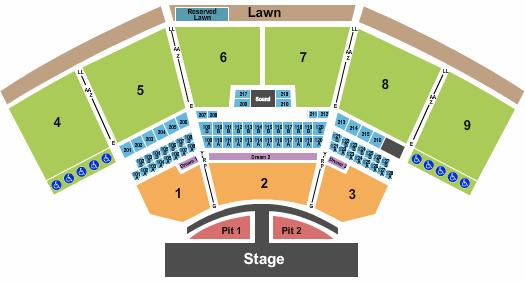 The Pavilion At Star Lake Brad Paisley Seating Chart