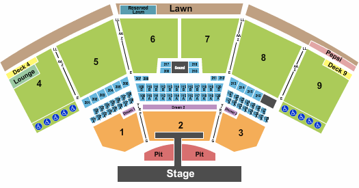 The Pavilion At Star Lake Rascal Flatts Seating Chart