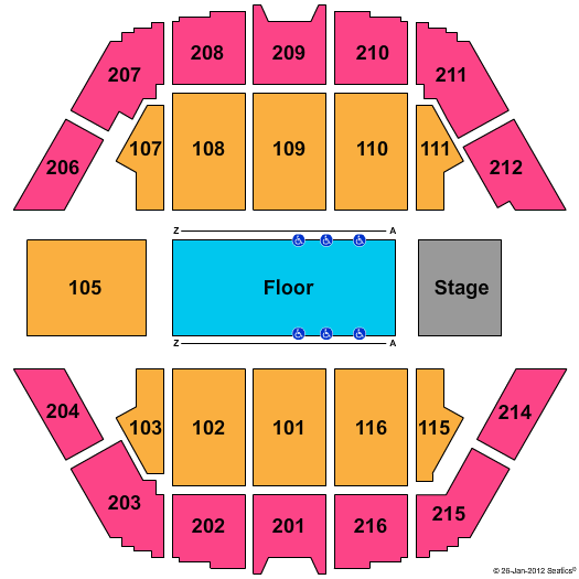 Banterra Center Circus Seating Chart