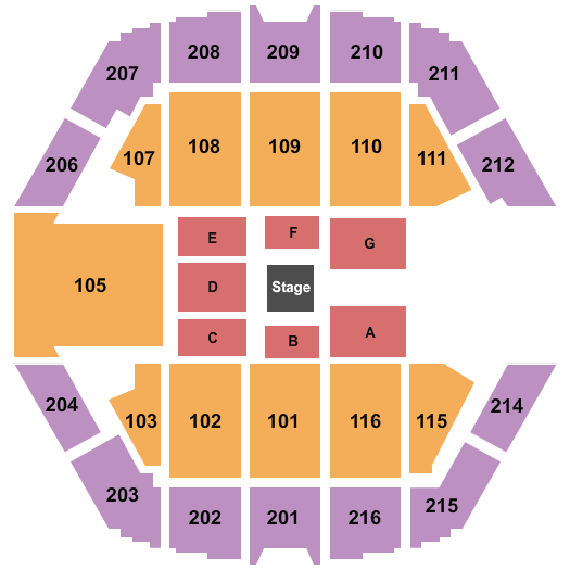 Banterra Center WWE Seating Chart