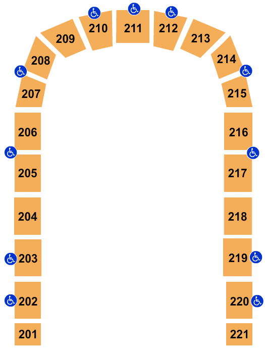 Southwest Motors Events Center at Colorado State Fair Open Floor Seating Chart