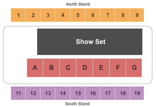 SMS Equipment Stadium at Shell Place Nitro Circus Seating Chart