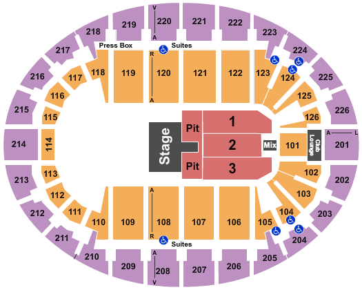 SNHU Arena SNHU Arena Seating Chart