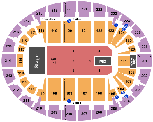 Snhu Arena Seating Chart Concert