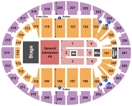 SNHU Arena Dave Matthews Band Seating Chart