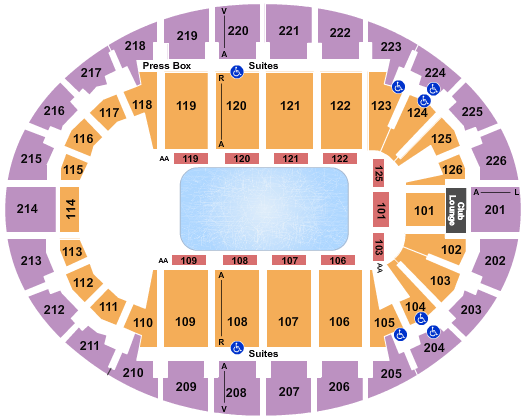 SNHU Arena Disney On Ice Seating Chart