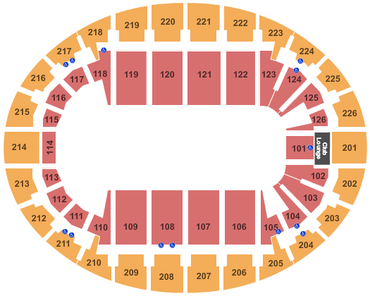 SNHU Arena Open Floor Seating Chart