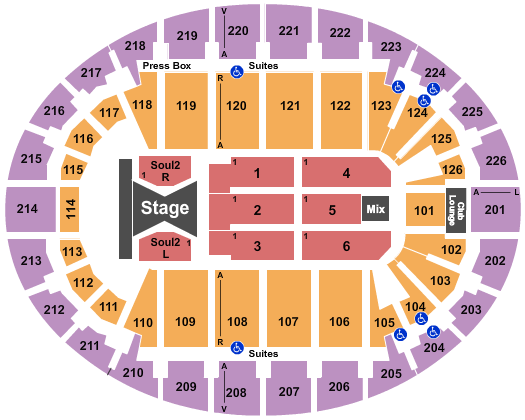 SNHU Arena Tim McGraw Seating Chart