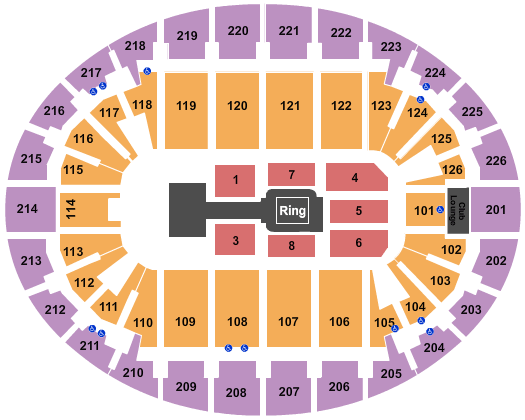 SNHU Arena WWE Seating Chart