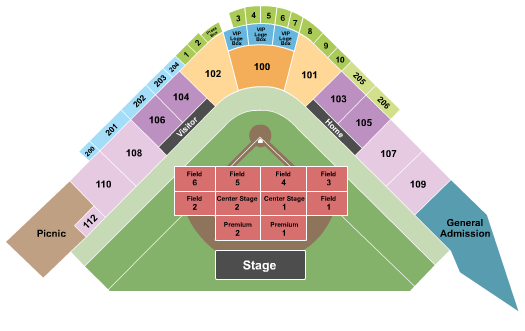 SRP Park Concert Seating Chart