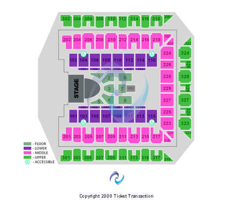 CFG Bank Arena SYTYCD Seating Chart