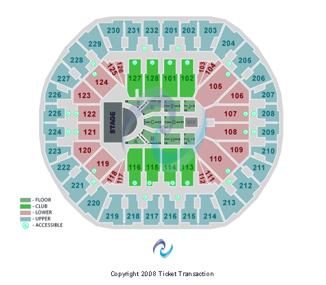 Oakland Arena SYTYCD Seating Chart