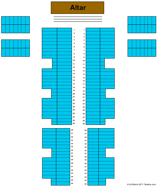Cathedral Basilica of the Sacred Heart Church Seating Chart