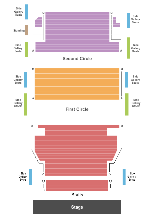 Sadlers Wells End Stage Seating Chart