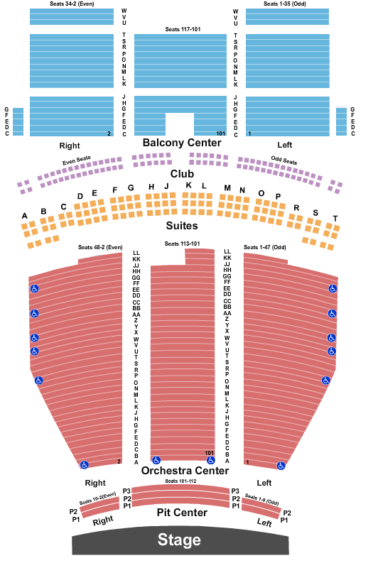 Jerry Seinfeld Saenger Theatre - New Orleans Seating Chart