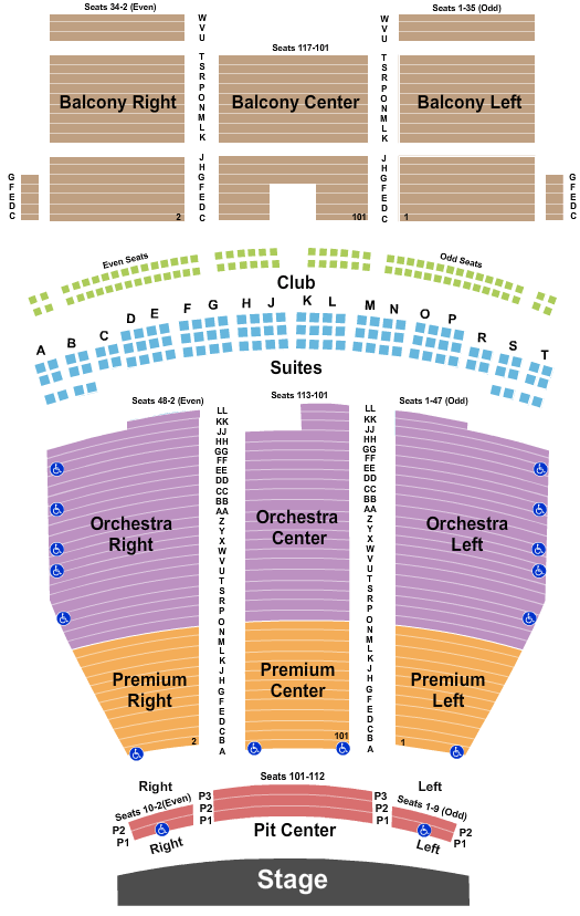 Saenger Theatre - New Orleans Rob Thomas Seating Chart