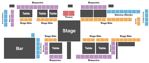 Sage Theatre - DC Endstage Seating Chart