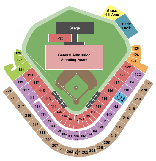 Sahlen Field Concert Seating Chart