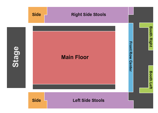 Saint Andrews Hall - Detroit Endstage Stools Seating Chart