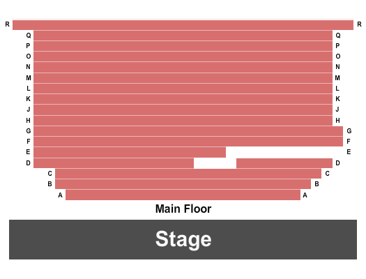 Saint Mary's University of Minnesota - Joseph Page Theatre End Stage Seating Chart