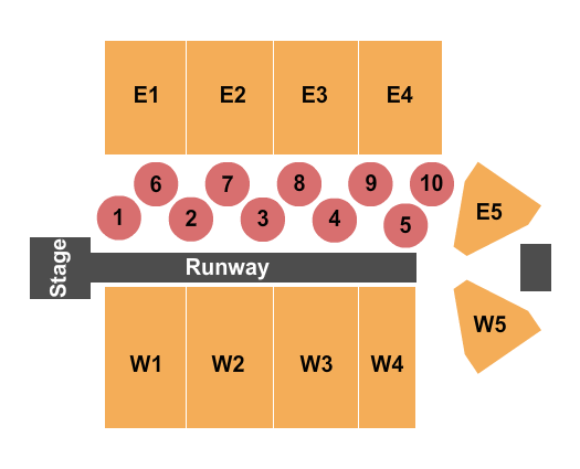 Saint Paul RiverCentre Fashion Show Seating Chart