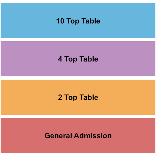 Saint Rocke GA/Table Seating Chart