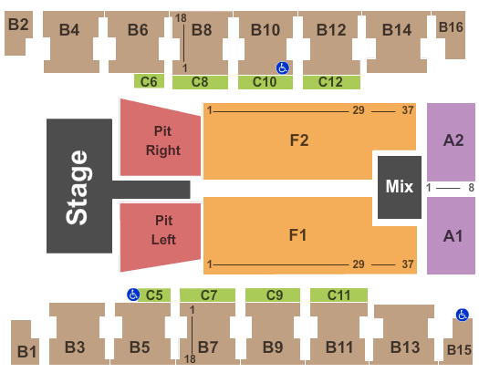 Salem Civic Center Brett Eldredge Seating Chart