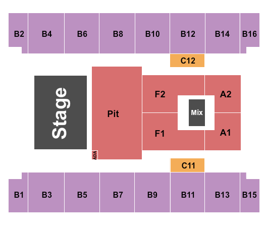 Salem Civic Center Coheed and Cambria Seating Chart