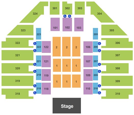 Tony's Pizza Events Center Jeff Foxworthy Seating Chart