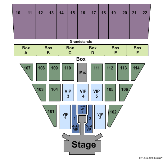 Salinas Sports Complex Aerosmith Seating Chart