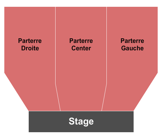 Salle Richard-Sauvageau End Stage Seating Chart