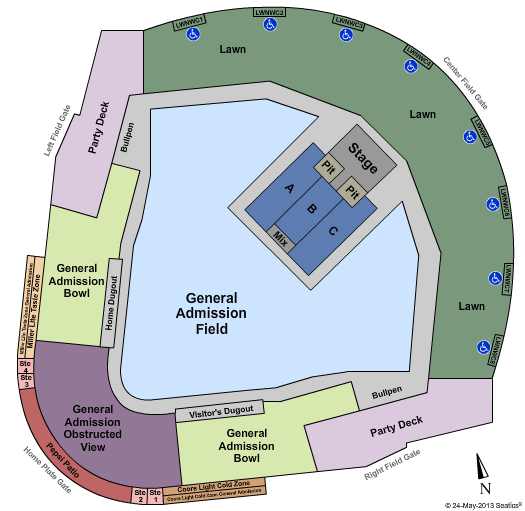 Salt River Fields Tim McGraw Seating Chart