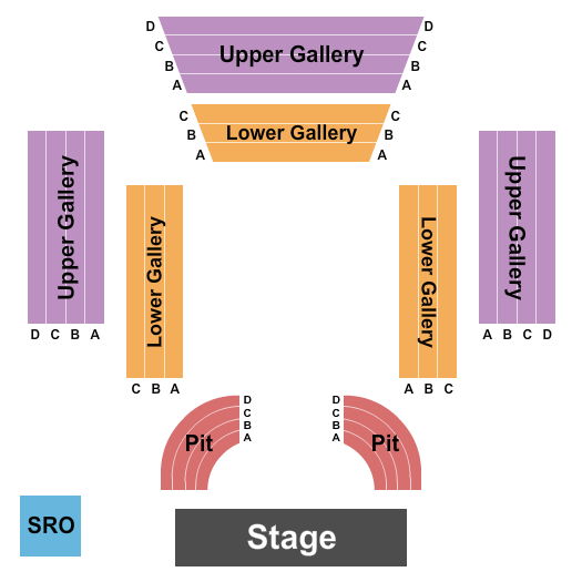 Sam Wanamaker Playhouse Seating Map
