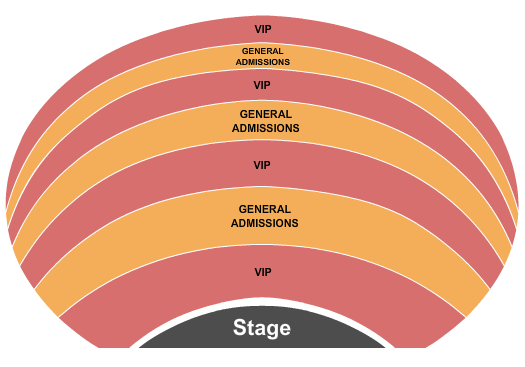 Sammy's Showroom at Harrah's - Reno End Stage Seating Chart