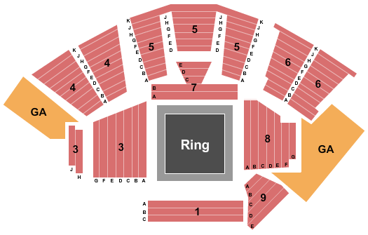 Sam's Town Live! Wrestling 2 Seating Chart