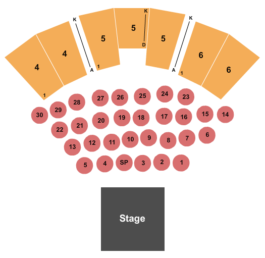 Sam's Town Live! Elvis Festival Seating Chart