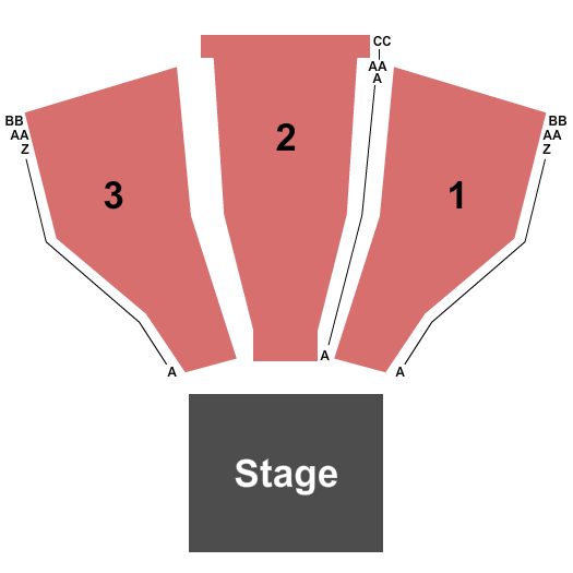 Sam's Town Live! Endstage-2 Seating Chart
