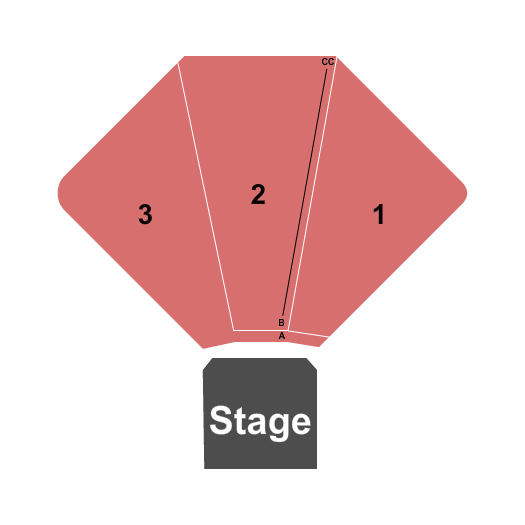 Sam's Town Live! Seating Chart