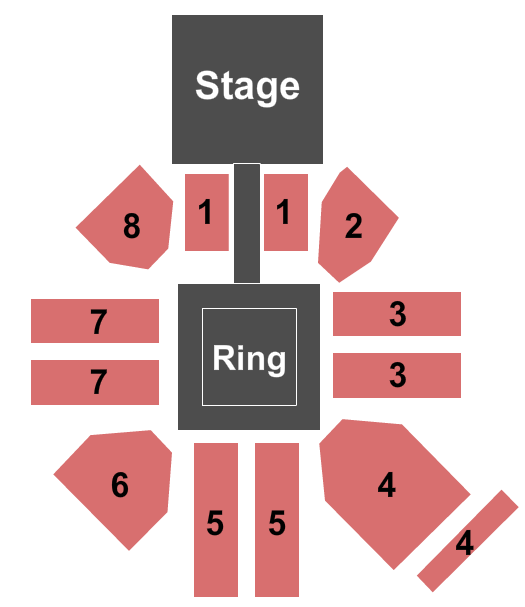 Sam's Town Live! Future Stars Of Wrestling Seating Chart