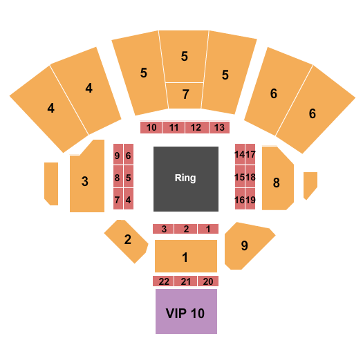 Sam's Town Live! MMA Seating Chart