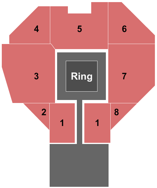 Sam's Town Live! NJPW Seating Chart