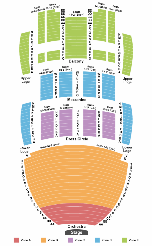 Mobile Civic Center Theater Seating Chart