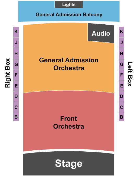 San Gabriel Mission Playhouse Front Rsv Orch/Back GA Orch Seating Chart